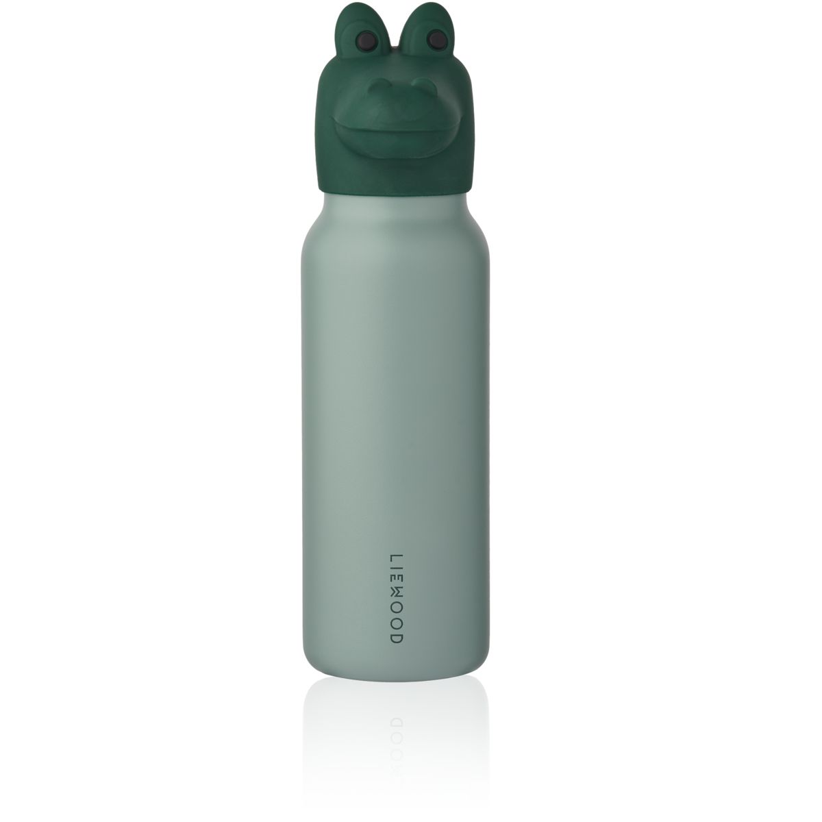 Liewood Gourde avec Couvercle Crocodile FALK 350 ml - Peppermint / Garden green - Goude eau