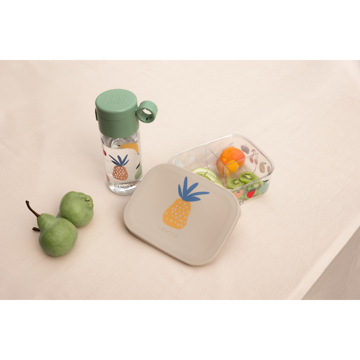 Liewood Arthur Tritan Lunchbox - Fruit / Sandy - LUNCHBOX