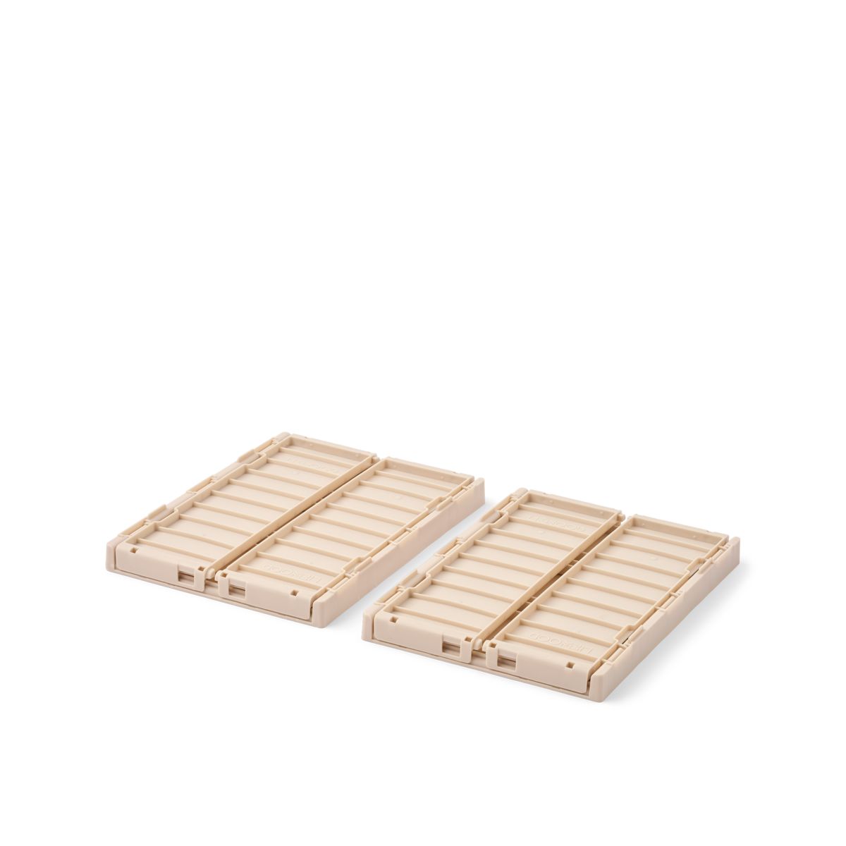 Liewood Boîtes de Rangement WESTON - PETIT, Lot de 2 - Sandy - Boîtes de rangement