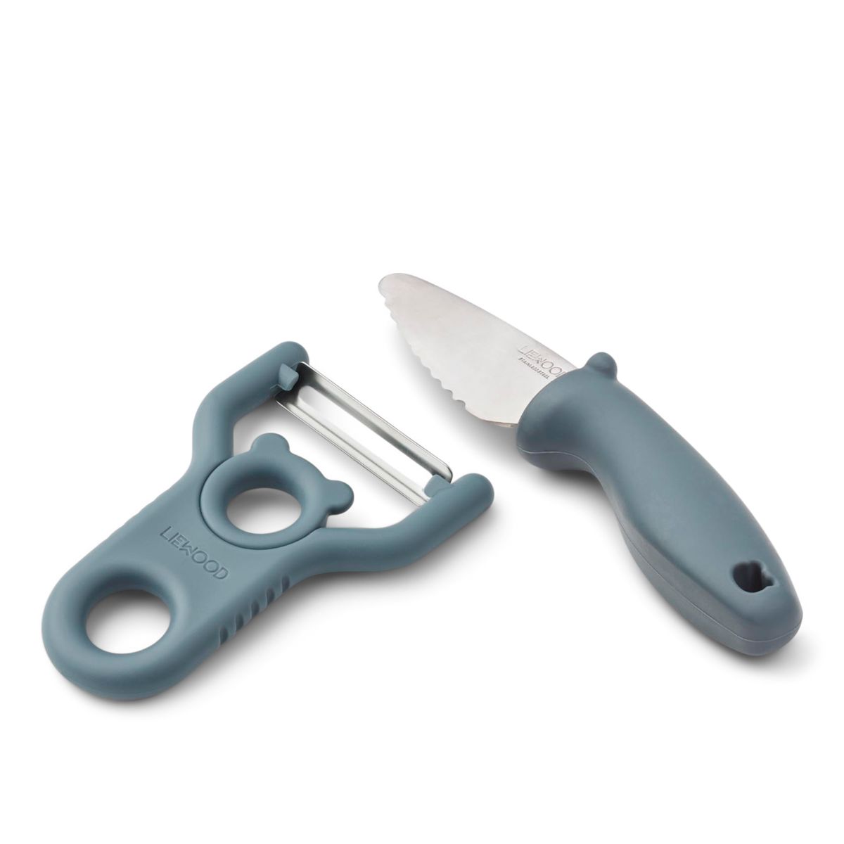 Liewood Ensemble Econome et Couteau PERTENSE - Whale blue - CUISINE