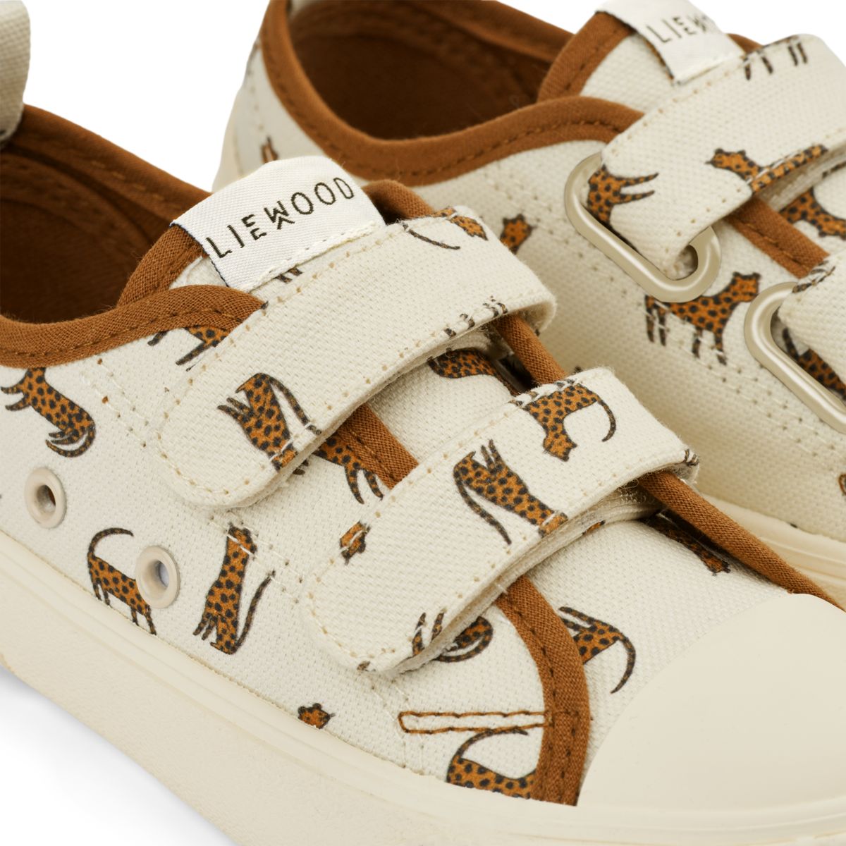 Liewood Baskets Basses En Toile Kim - Leopard / Sandy - Baskets