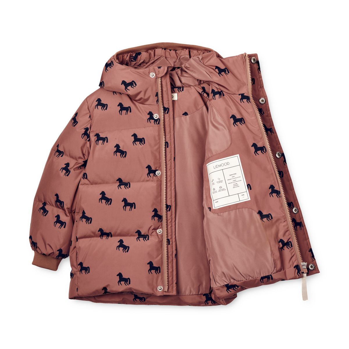 Liewood Doudoune Palle - Horses / Dark rosetta - Veste