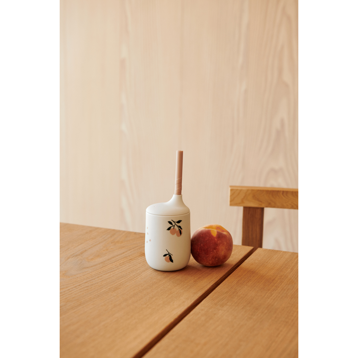 Liewood Tasse à Bec à Imprimé ELLIS - Peach / Sea shell mix - Gobelet