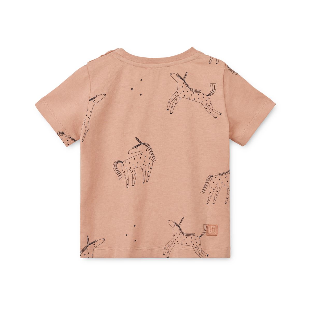 Liewood T-shirt bébé imprimé à manches courtes Apia - Unicorn / Pale tuscany - T-shirt