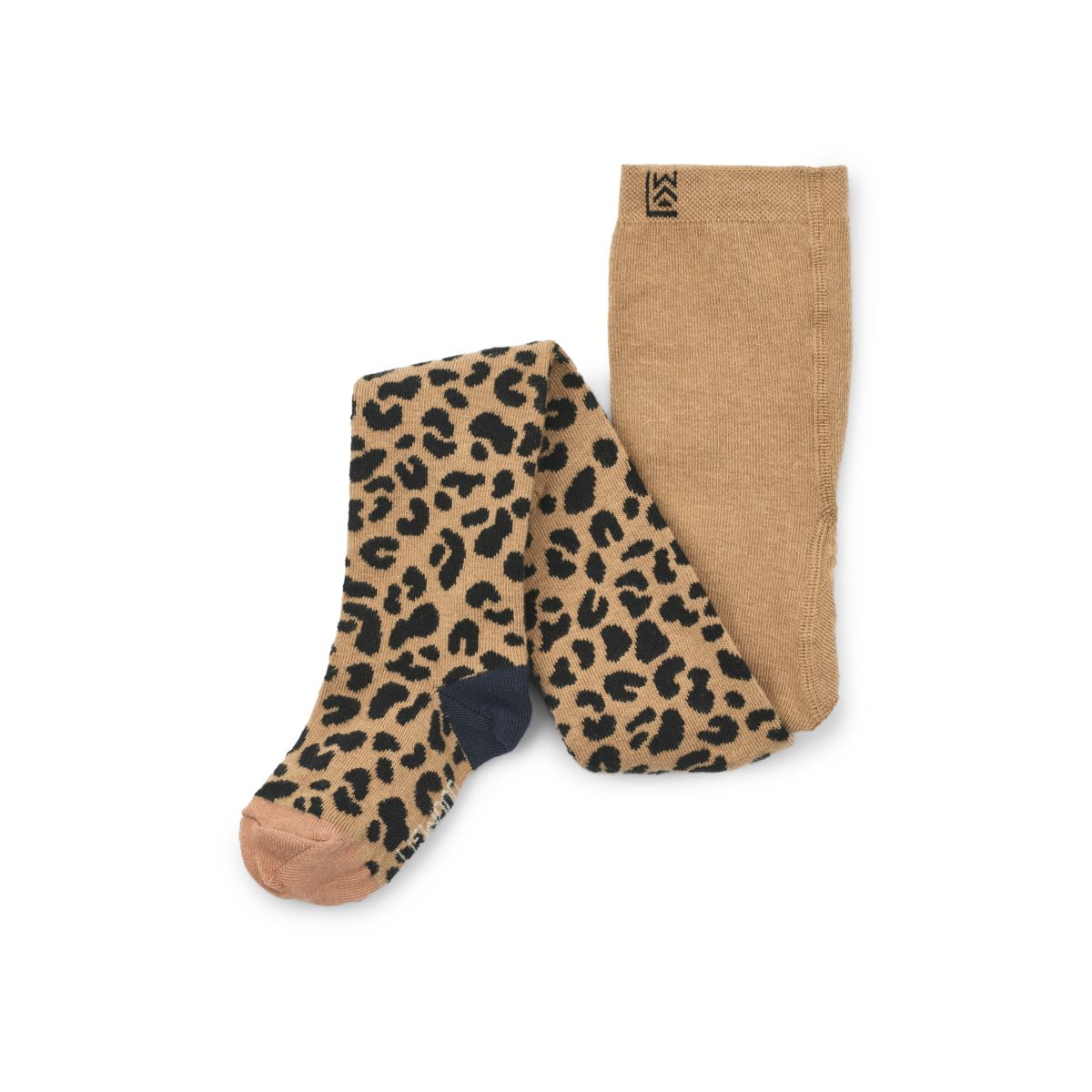 Liewood Collant SILVA - Mini leo oat / Oat - Chaussettes/Bas
