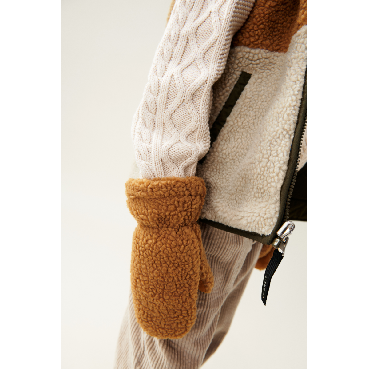 Gants Polaire GRETHE - Golden caramel