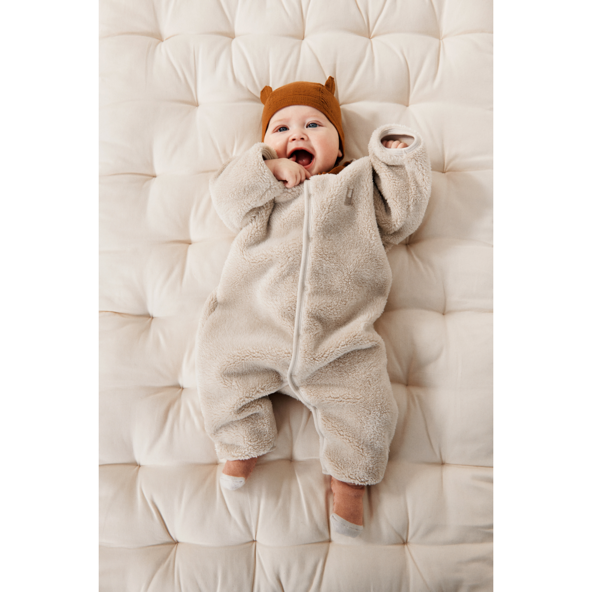 Liewood Combinaison bébé polaire Bailey - Sandy - SUIT