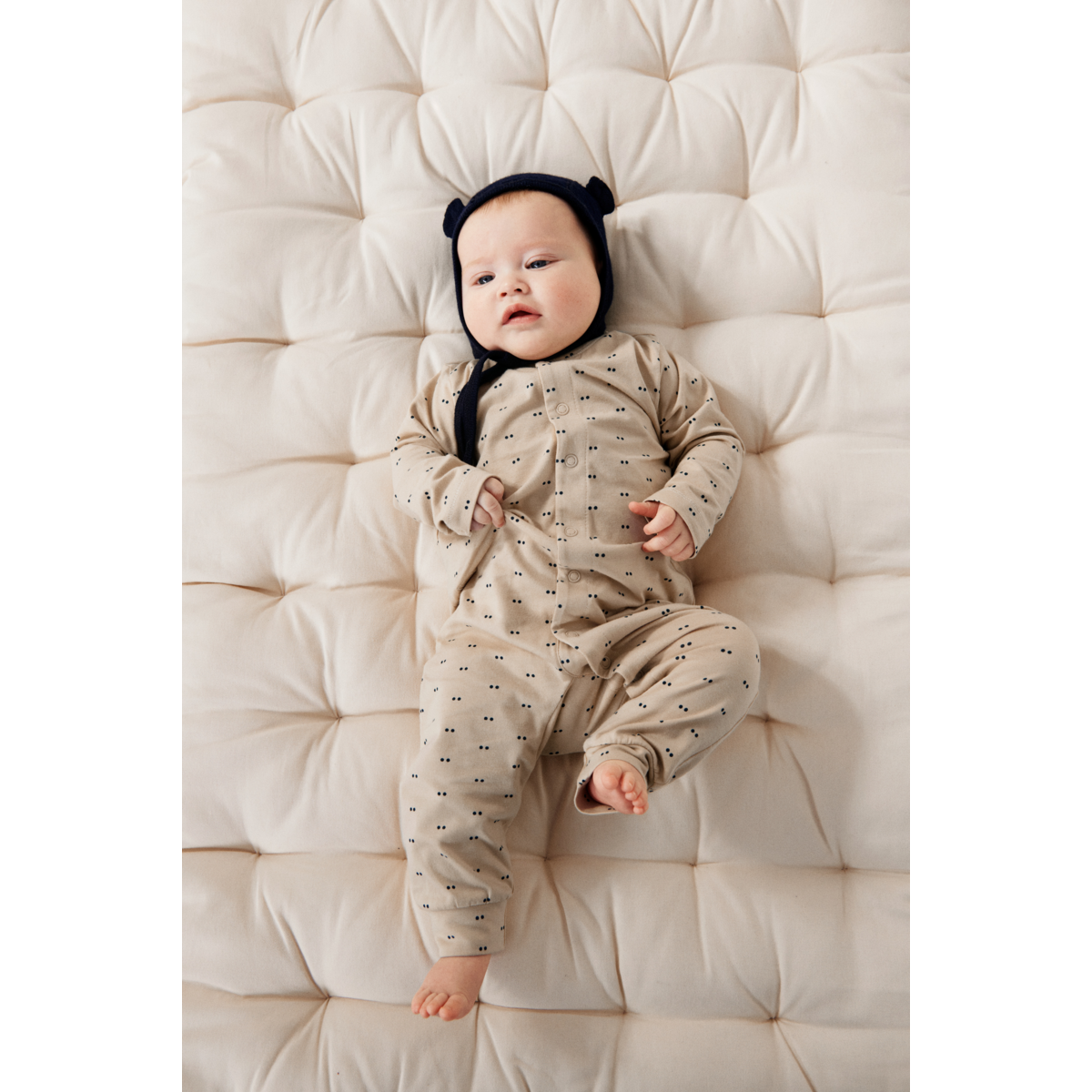 Liewood Combinaison de pyjama Birk - Double dot / SIlver lining - Combinaison de pyjama