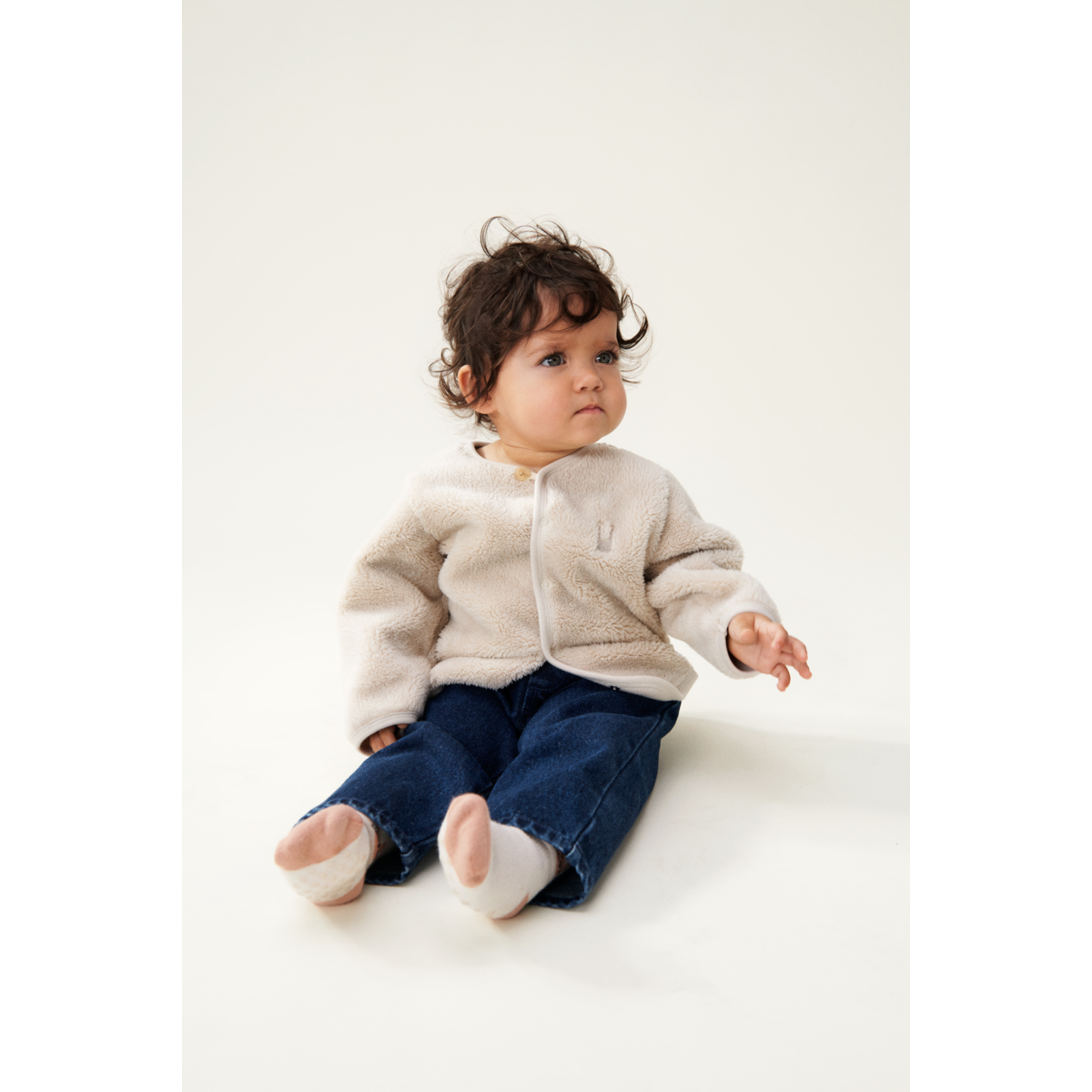 Liewood Vesté bébé polaire Benoit - Sandy - Veste