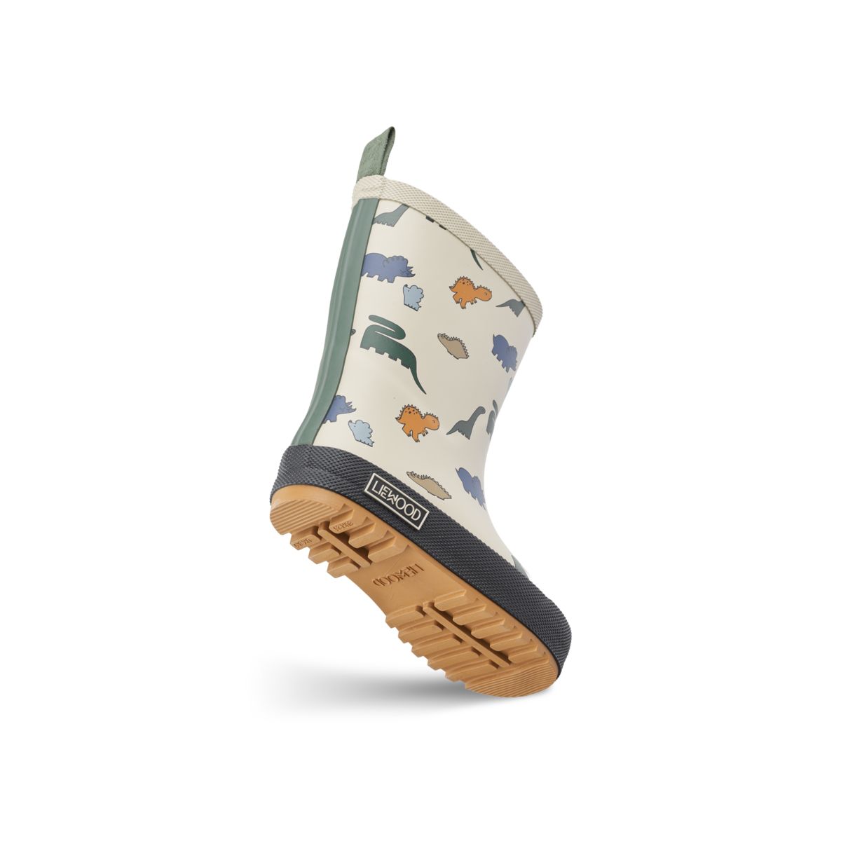 Liewood Bottes de Pluie Thermiques MASON - Dinosaurs / Mist - Bottes de thermique