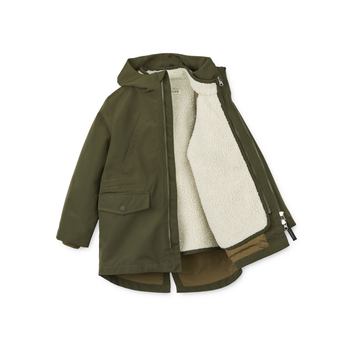 Liewood Veste 2-en-1 TIMBER - Army brown mix - Veste