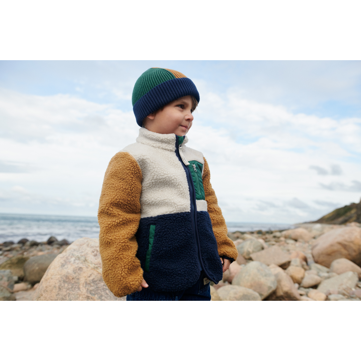 Liewood Veste en Polaire NOLAN - Classic navy multi mix - Veste