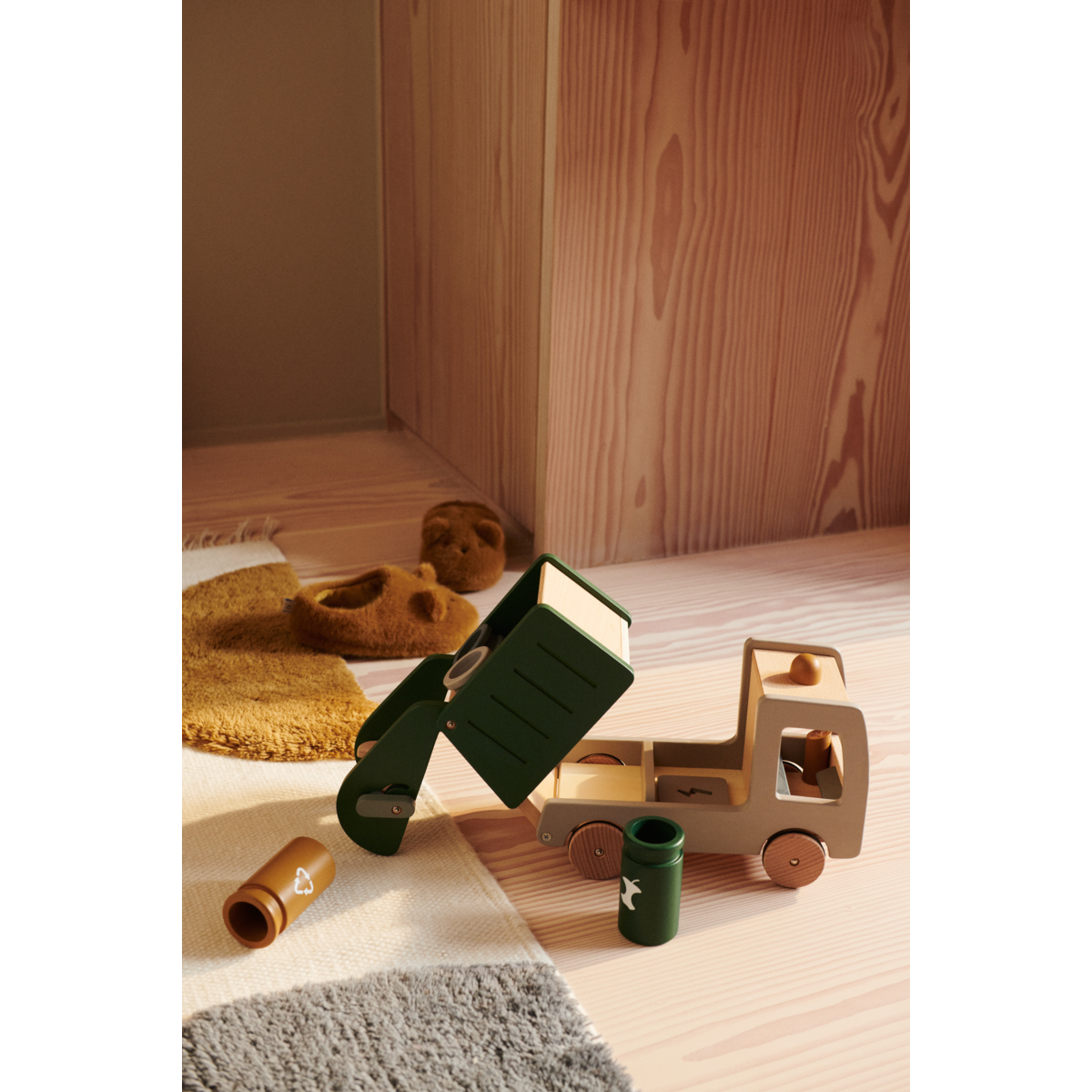 Liewood Camion de recyclage Irina - Garden green multi mix - PRETEND PLAY