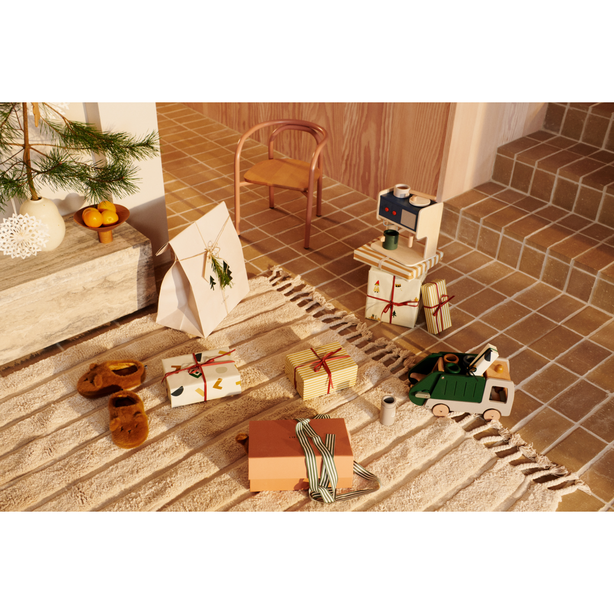 Liewood Camion de recyclage Irina - Garden green multi mix - PRETEND PLAY