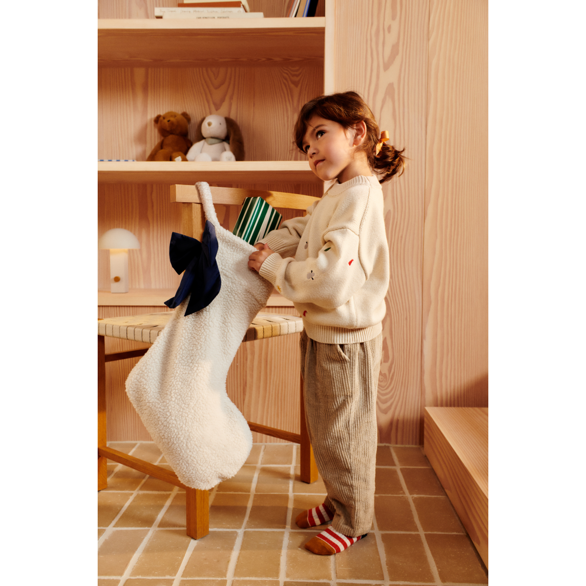 Liewood Chaussette De Noël En Peluche Eve - Classic navy / Sandy - Noël