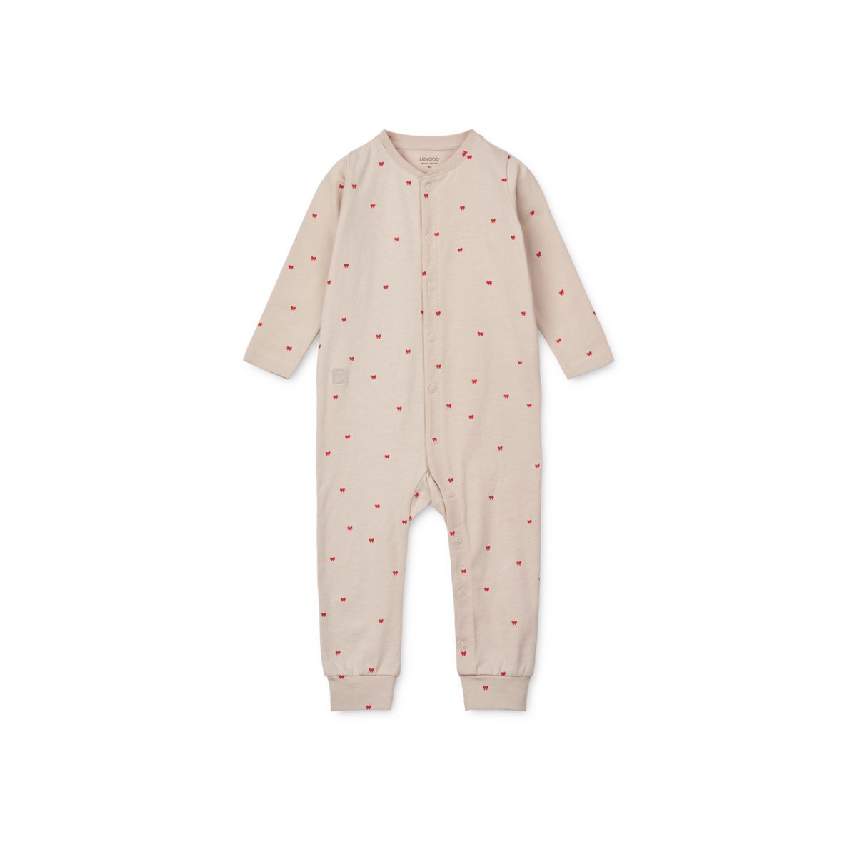 Liewood Combinaison de pyjama Birk - Holiday bow / Sandy - Combinaison de pyjama