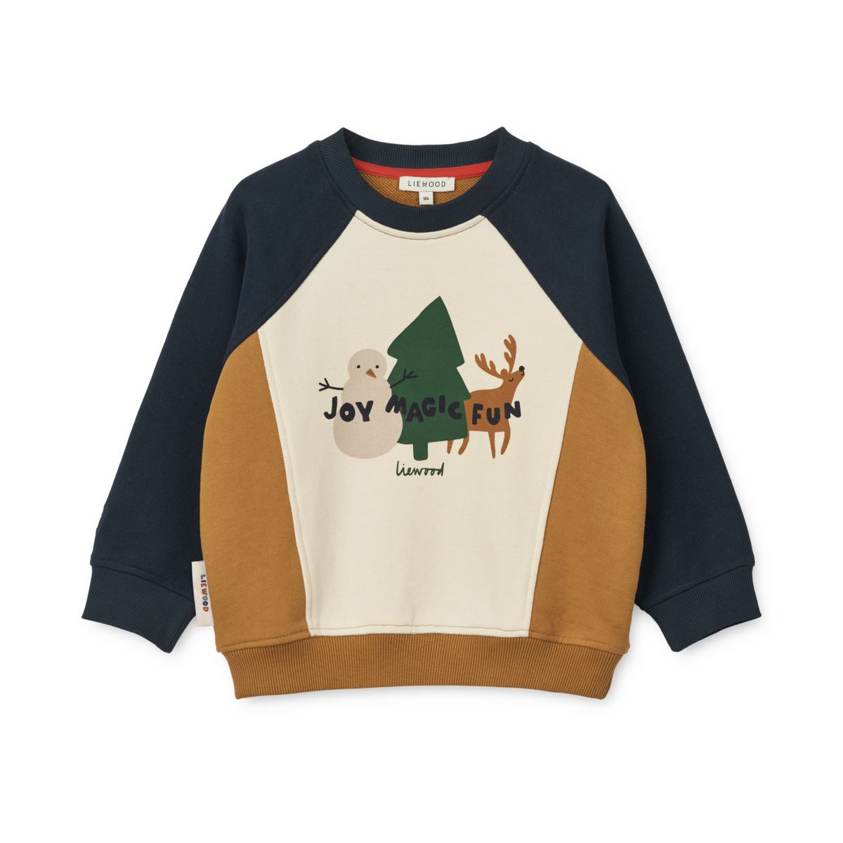Liewood Sweatshirt Placement Aude - Holiday friends / Sandy - Pull