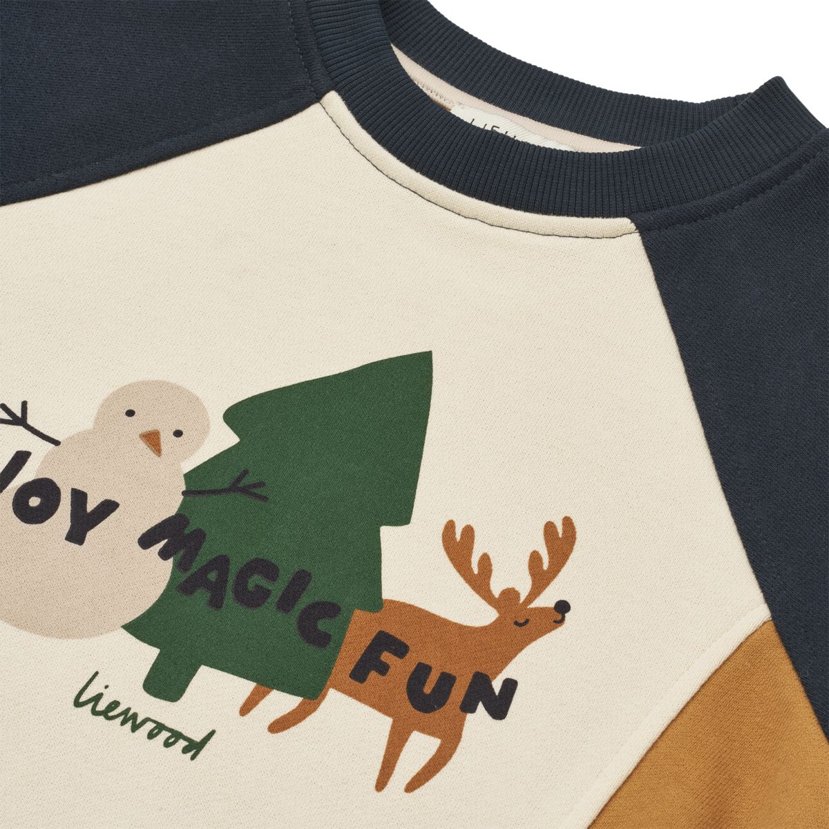 Liewood Sweatshirt Placement Aude - Holiday friends / Sandy - Pull