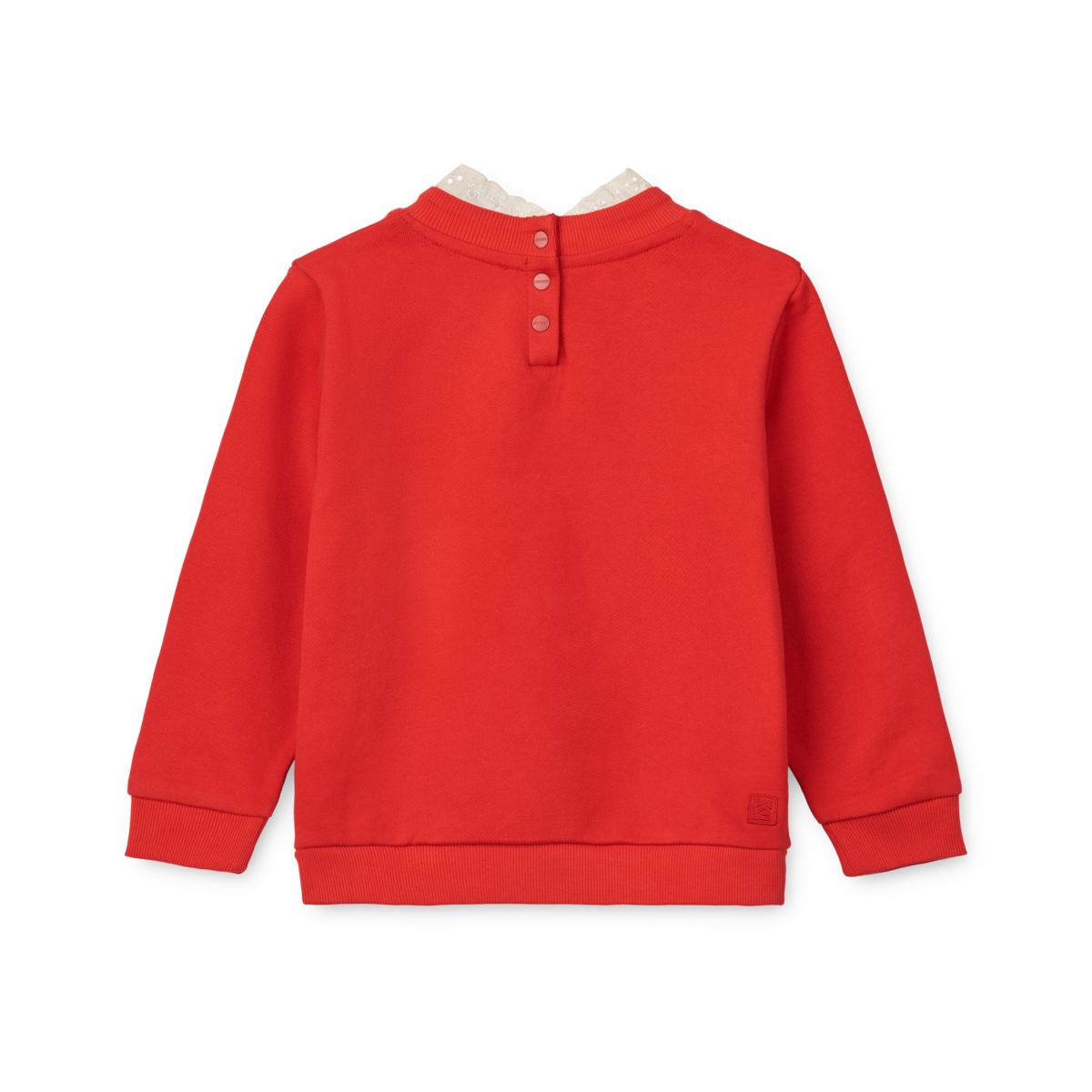 Liewood Sweat Rakel Avec Dentelle - Holiday bow dark red / Apple red - Pull