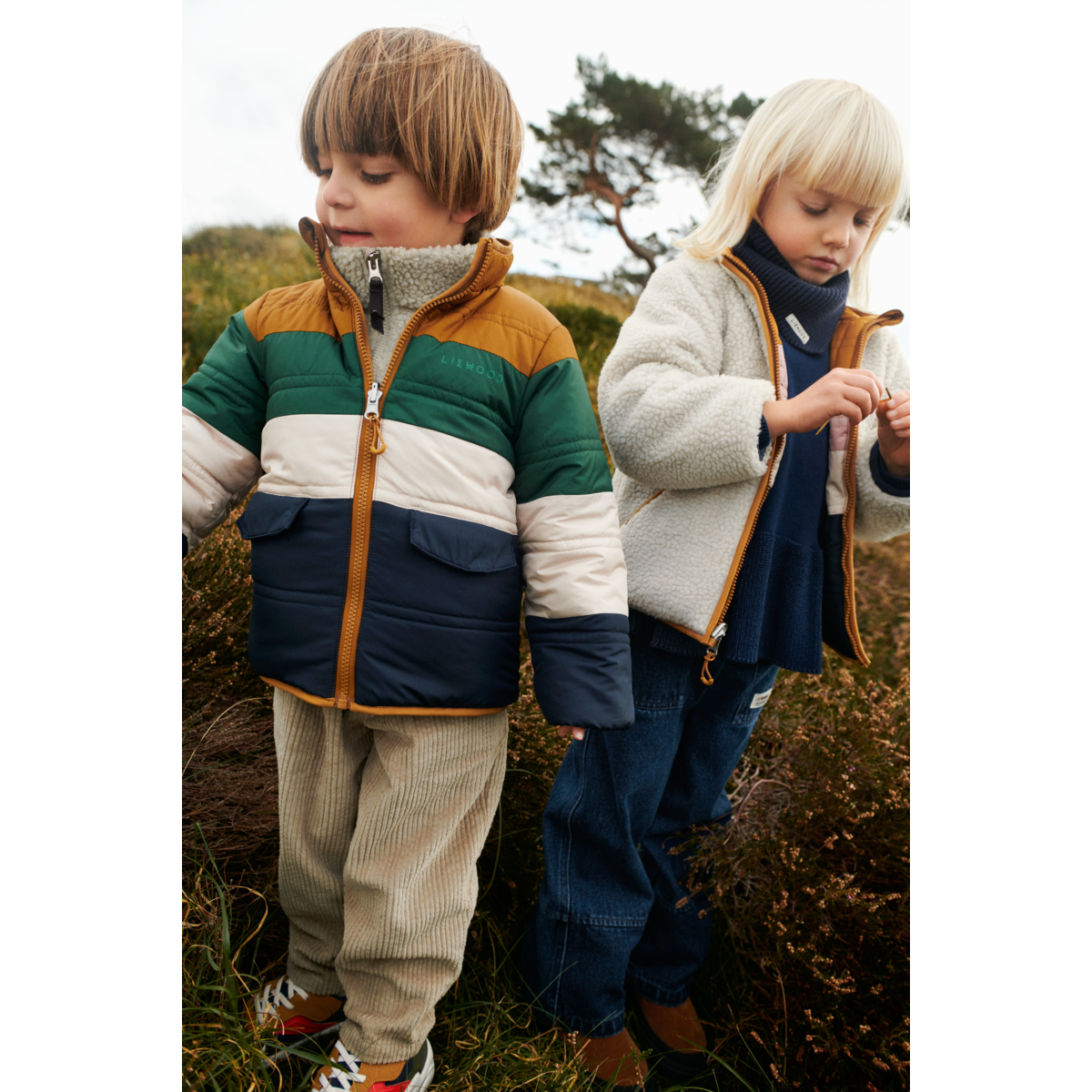 Liewood Cache-cou en polaire VILO - Mist - Foulard / Cache-cou