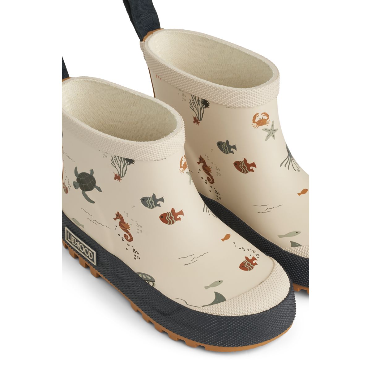 Liewood Bottes de pluie courtes Tekla - Sea creature / Sandy - Botte de pluie