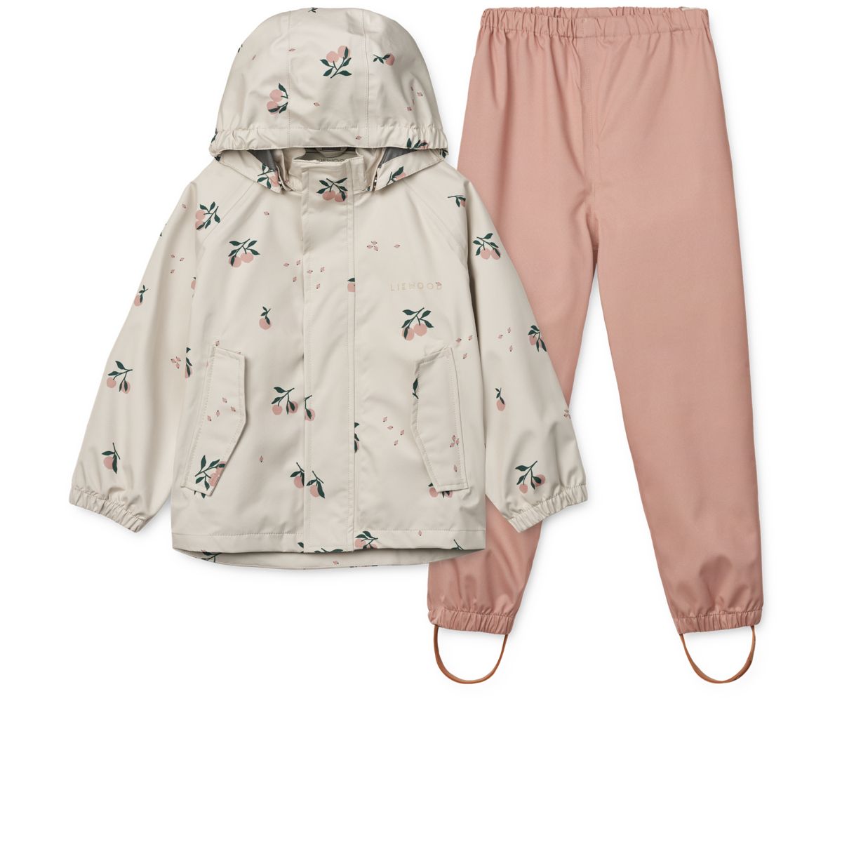 Liewood Ensemble Imperméable PEDIA - Peach / Sea shell - Ensemble