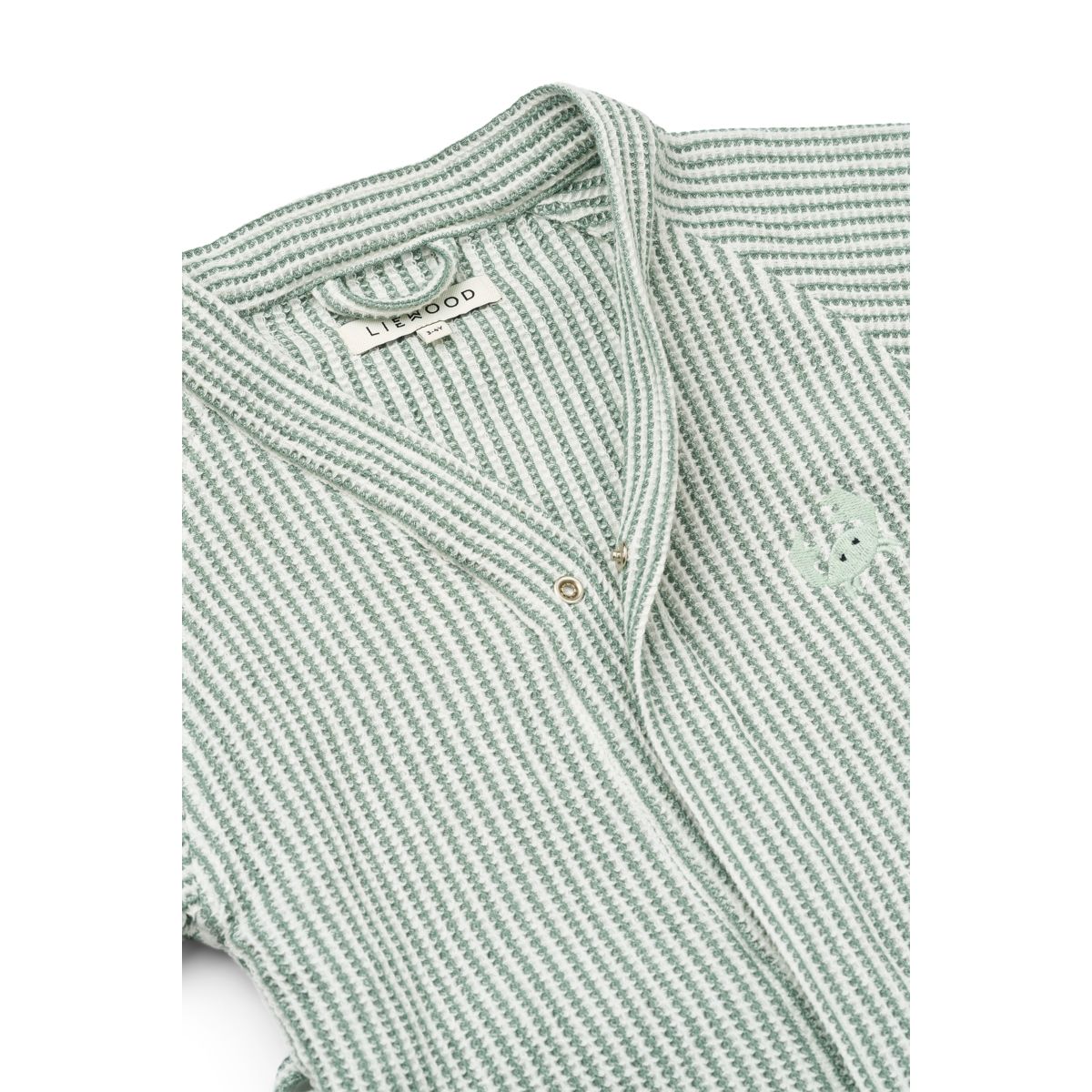 Liewood Peignoir Bertha - Y/D stripe Peppermint / Creme de la creme - Peignori / Poncho