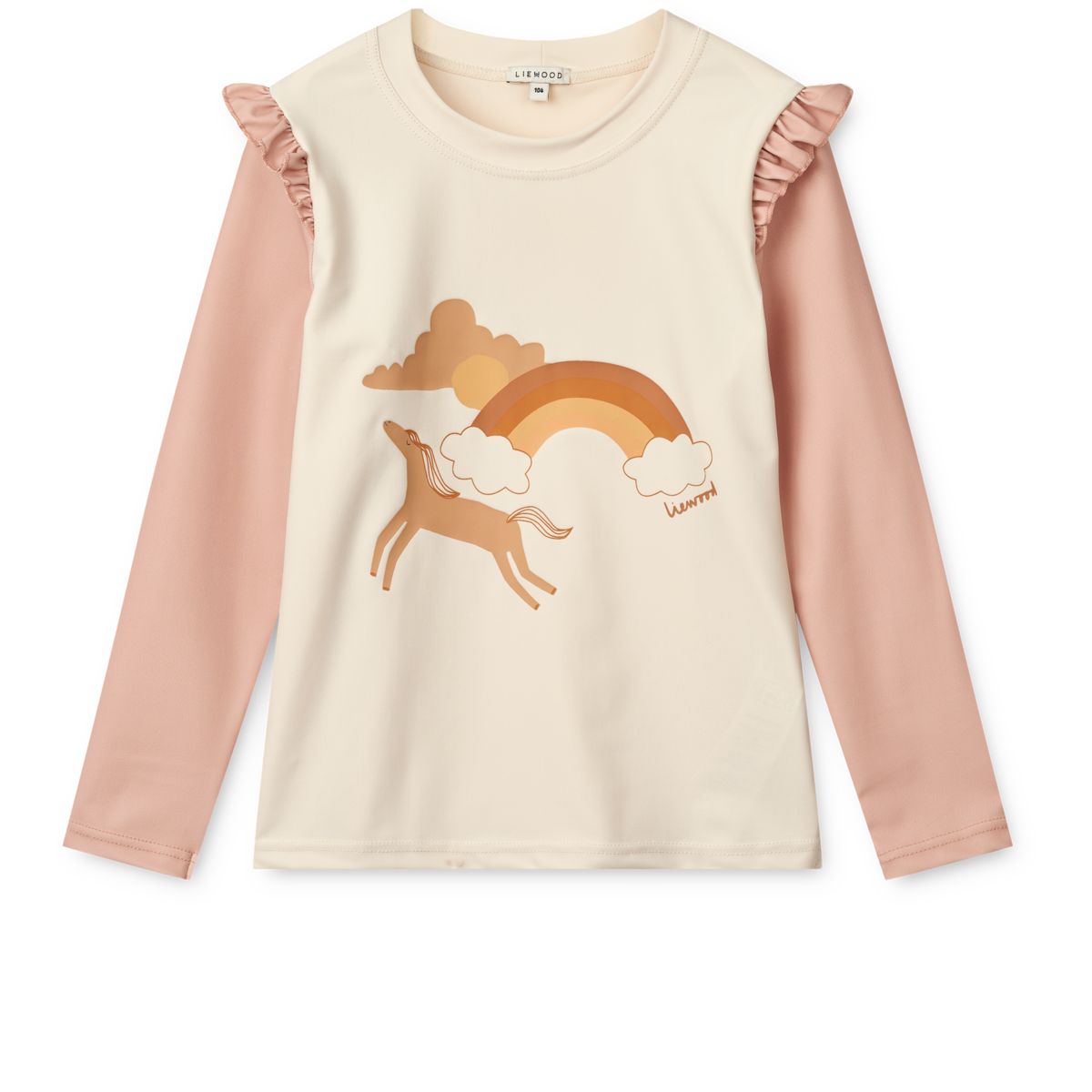 Liewood T-Shirt De Bain Tenley - Pale tuscany / Ecru - T-shirt de bain