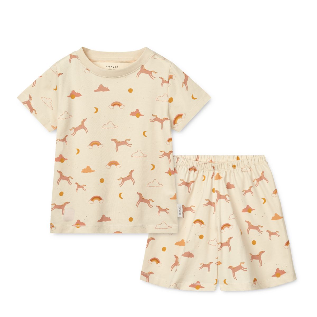 Liewood Ensemble de pyjama imprimé ILFORD - Dream / Ecru - T-shirt