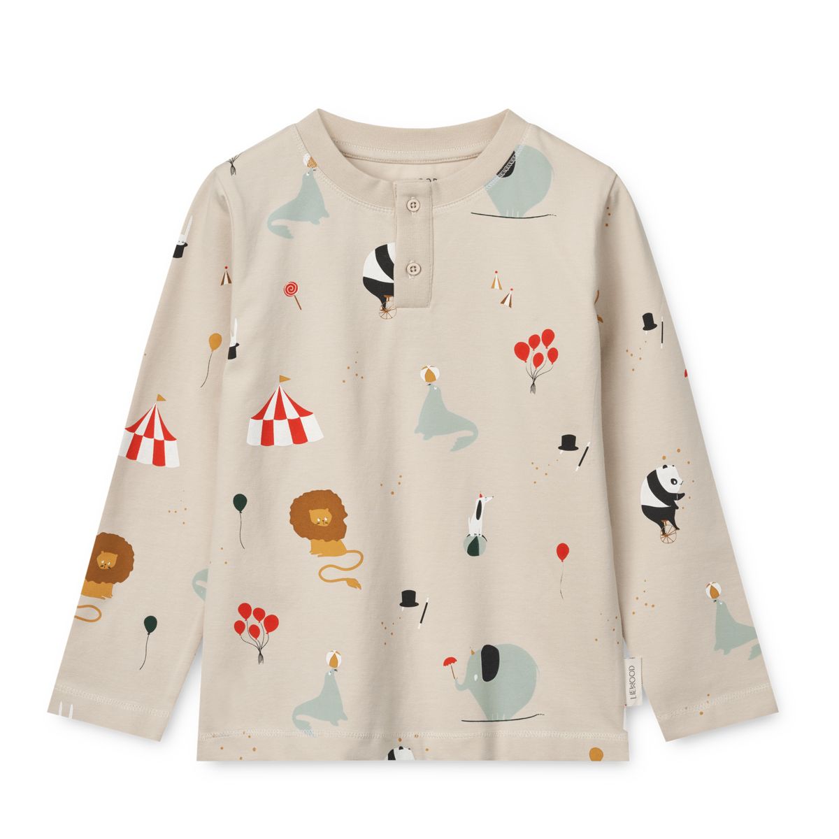 Liewood Ensemble de Pyjama à Imprimé WILHELM - Circus / Sandy - Ensemble pyjama