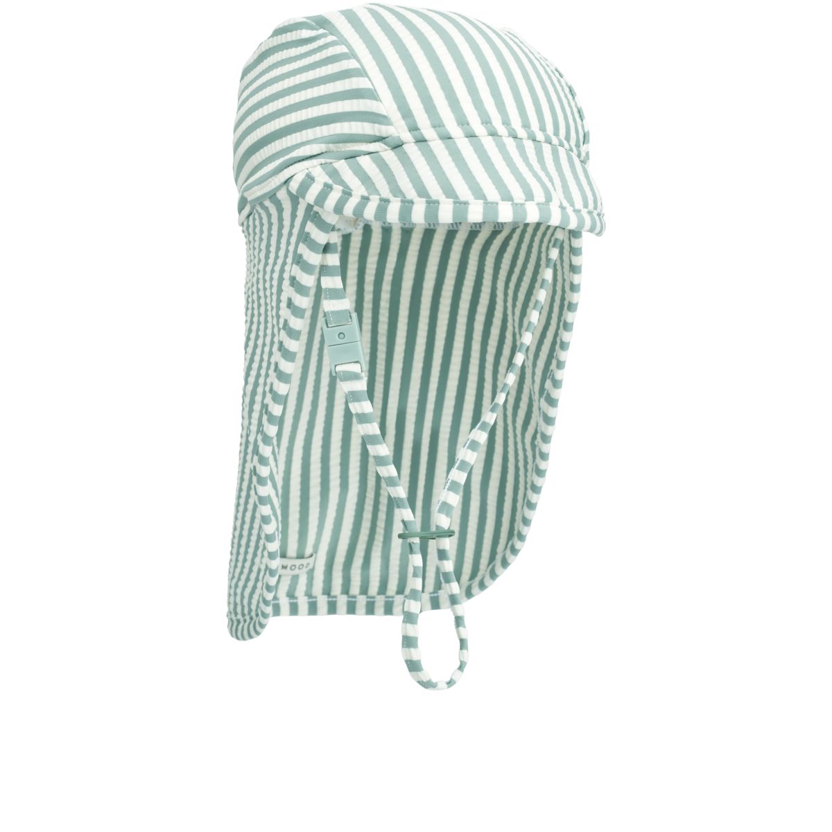 Liewood Chapeau de Bain en tissu gaufré CECILIA - Stripe Peppermint / Crisp white - CHAPEAU DE BAIN