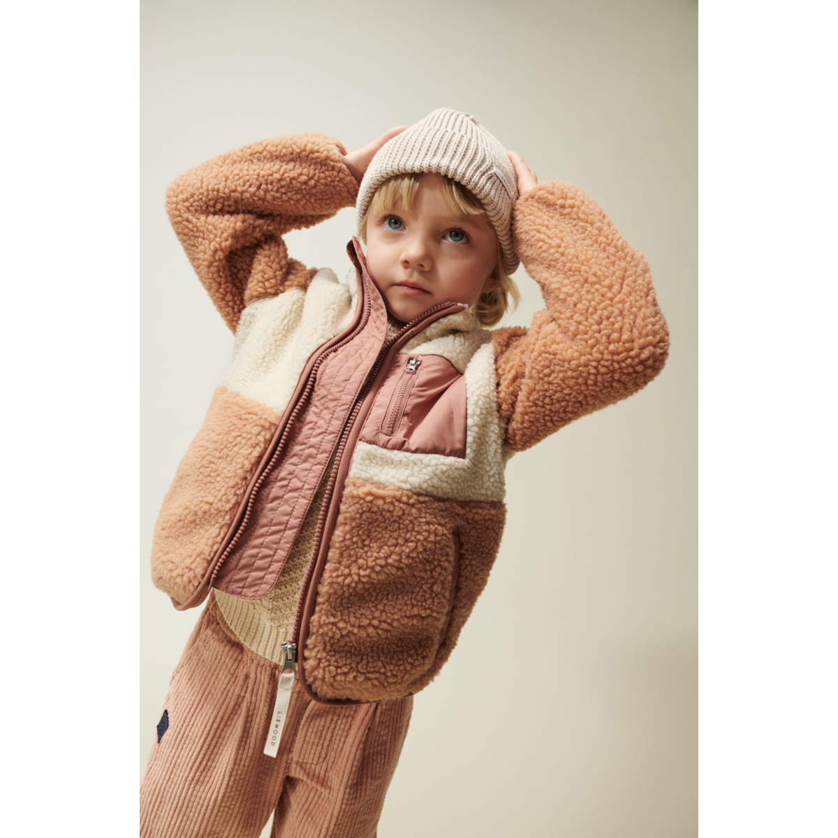 Liewood Veste en Polaire NOLAN - Tuscany rose multi mix - Veste