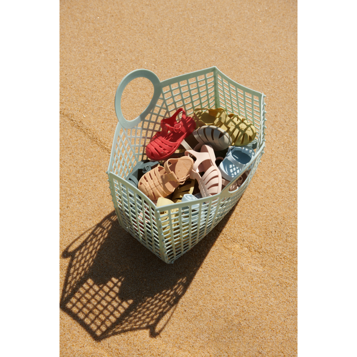 Liewood Panier Bloom - LIght Peppermint - SAC DE LA BASKETTE