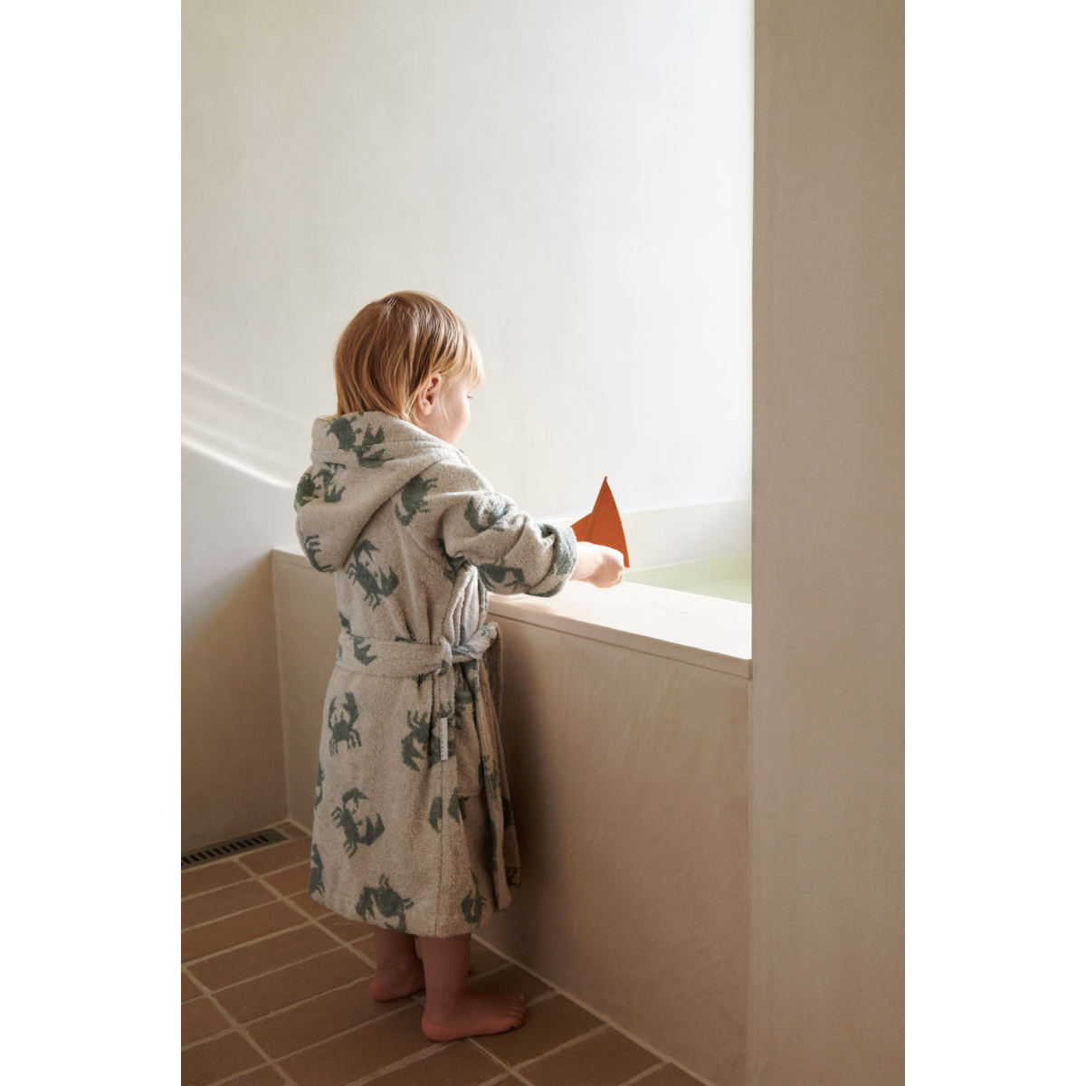 Liewood Peignoir Lilana - Crab / Sandy - Serviettes / Gants de toilettes