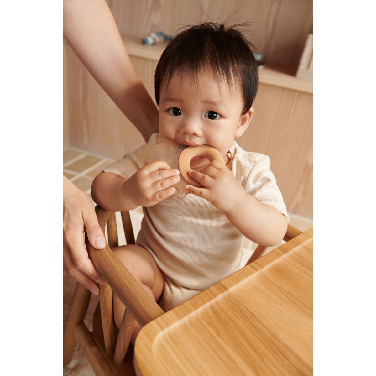 Liewood Lot de 2 anneaux de dentition rafraîchissants RITA Elephant - Pale tuscany / Sandy - Anneau de dentition