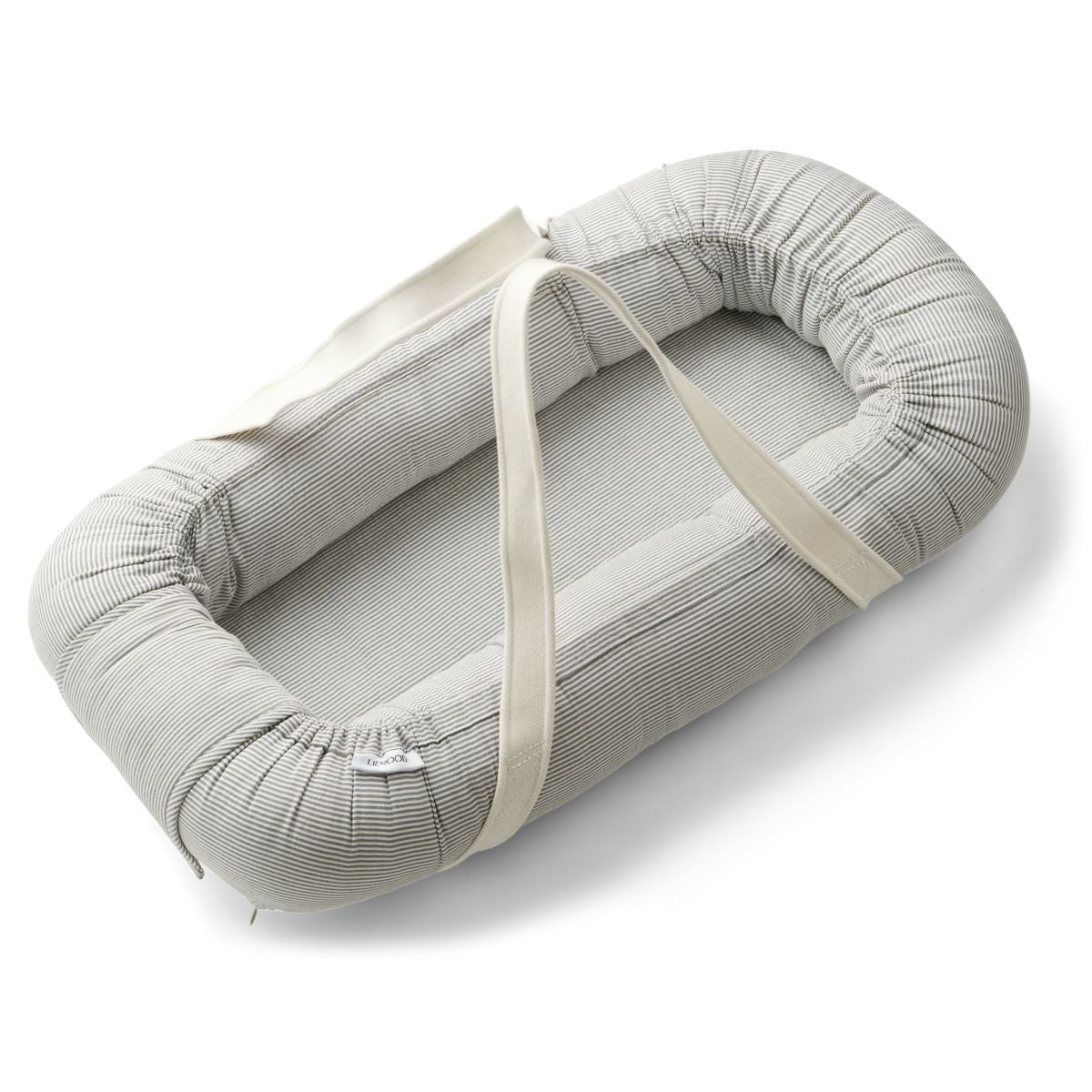 Liewood Couffin / Nid Rayé GRO - Y/D stripe: Blue wave/creme de la creme - Nid d'ange