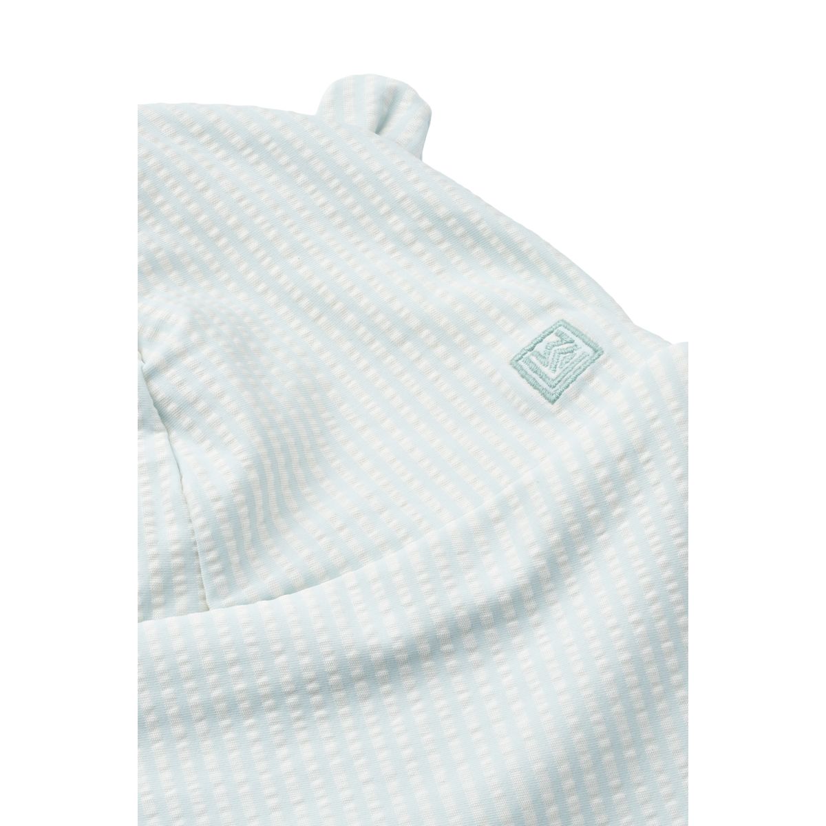 Liewood Chapeau de soleil seersucker Senia - Y/D stripe Pure sky / Creme de la creme - CHAPEAU DE BAIN