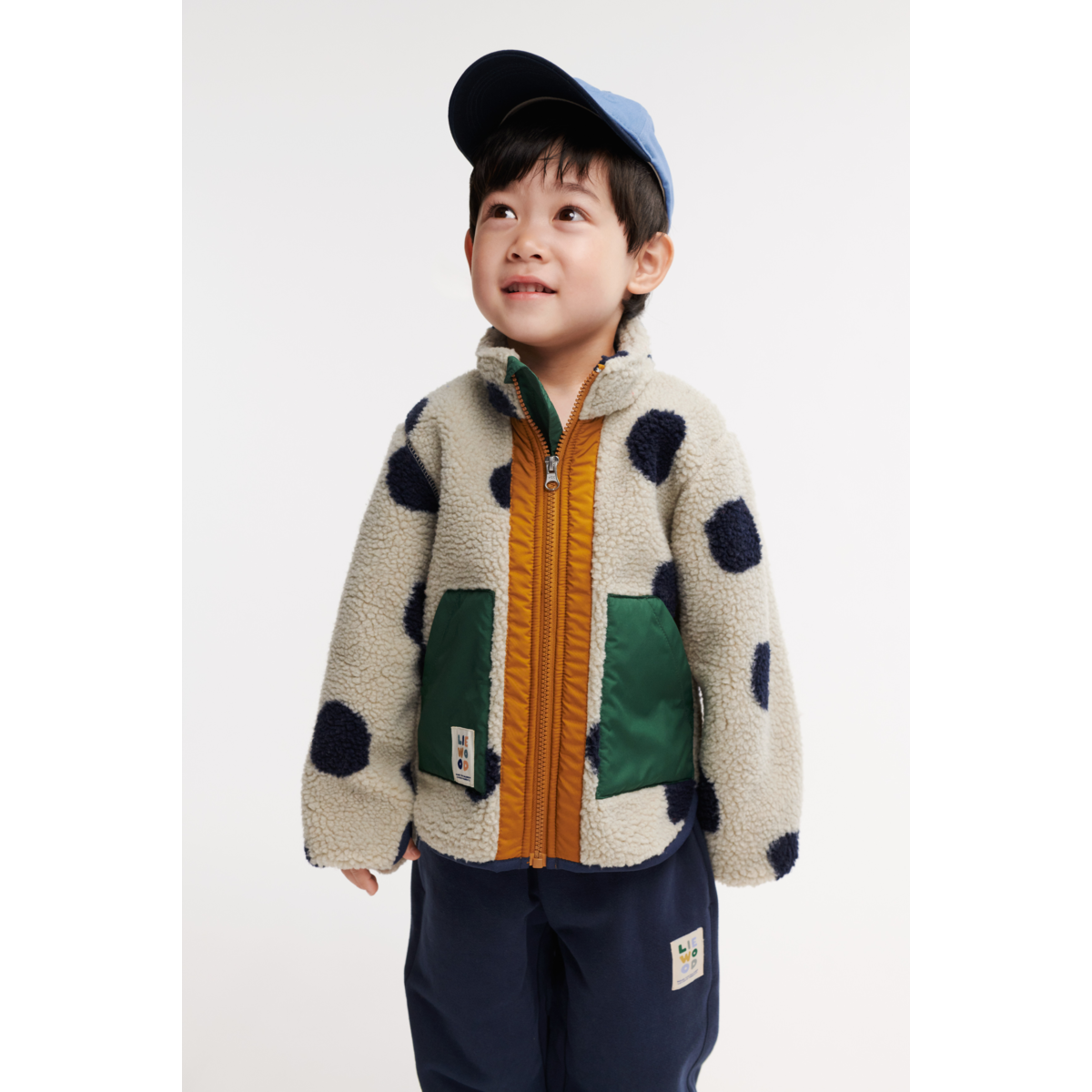 Liewood Veste Polaire NOAM - Spot dots / Mist - Veste