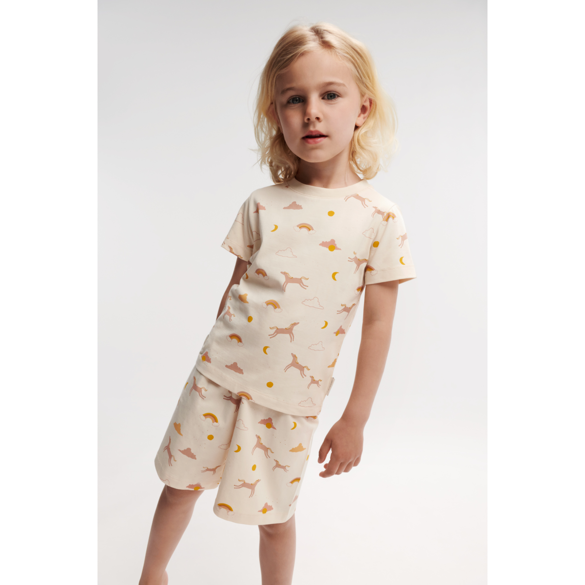 Liewood Ensemble de pyjama imprimé ILFORD - Dream / Ecru - T-shirt