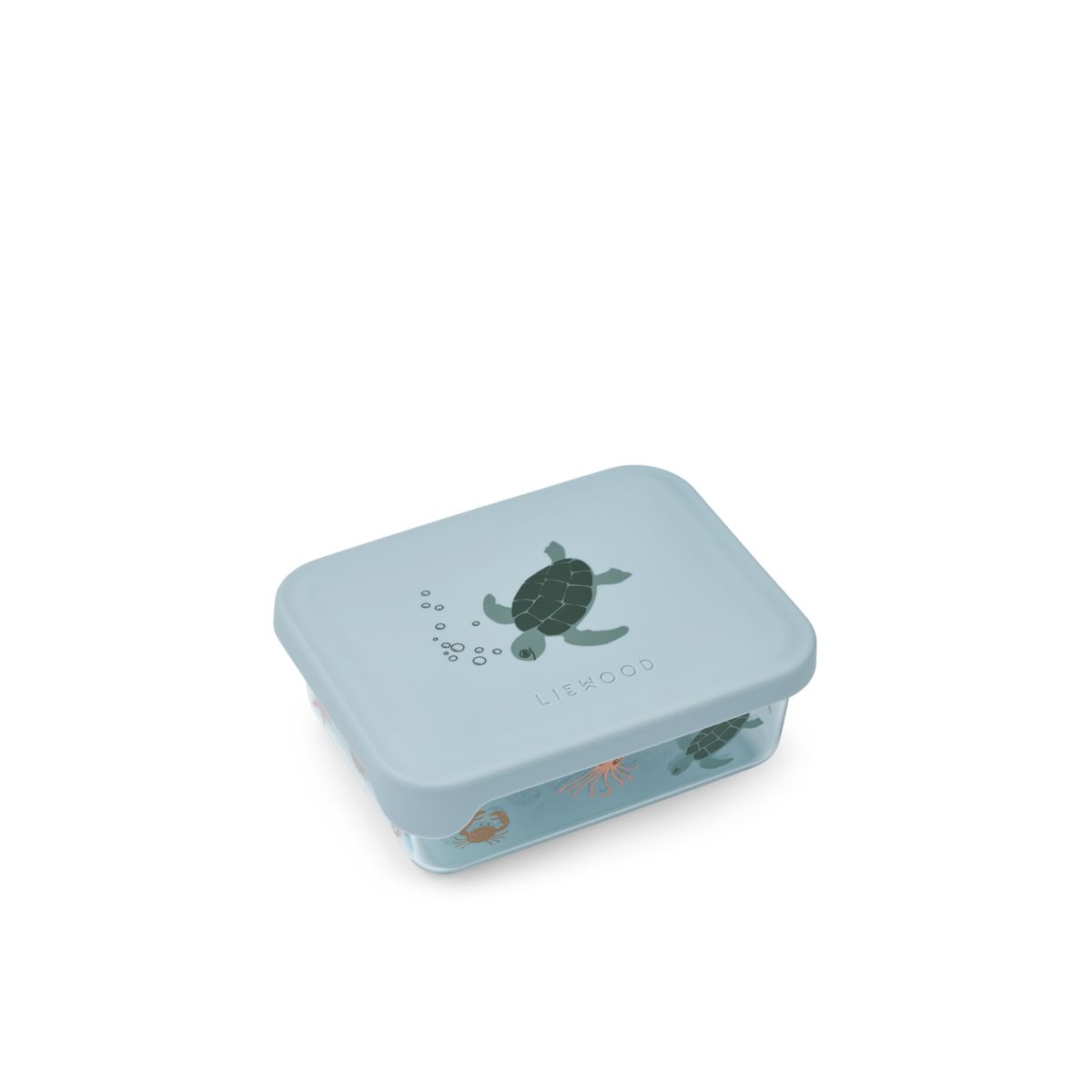 Liewood Boîte à Goûter AKO en Tritan - Sea creature / Sandy - Boïte à goûter