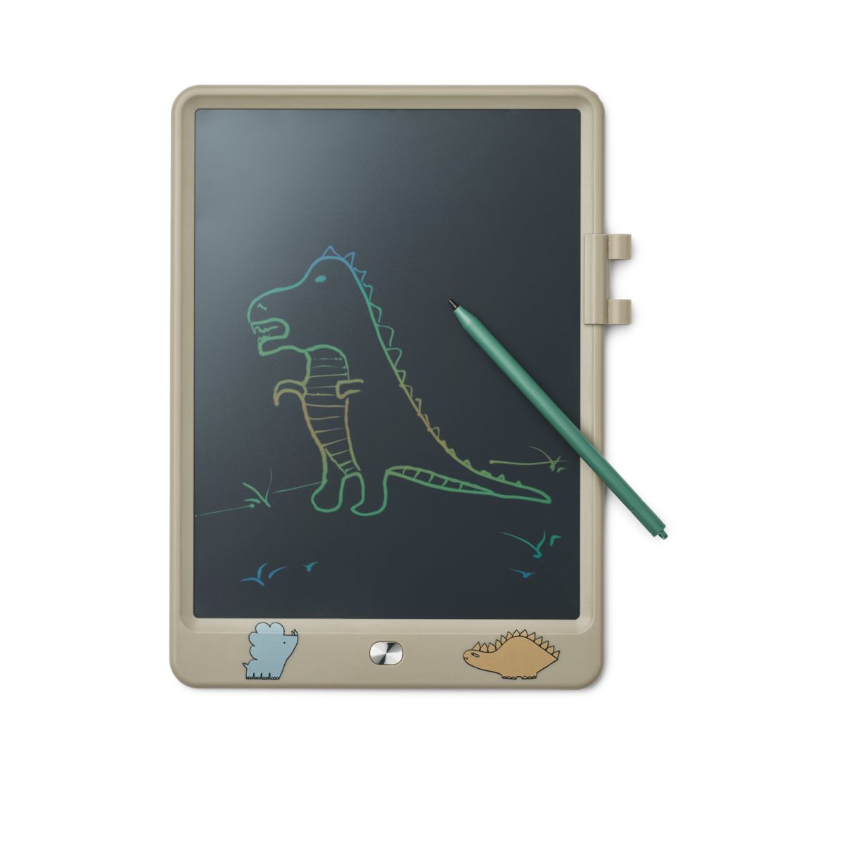 Liewood Planche À Dessin Lcd Zora - Dinosaurs / Mist - Jouets créatifs