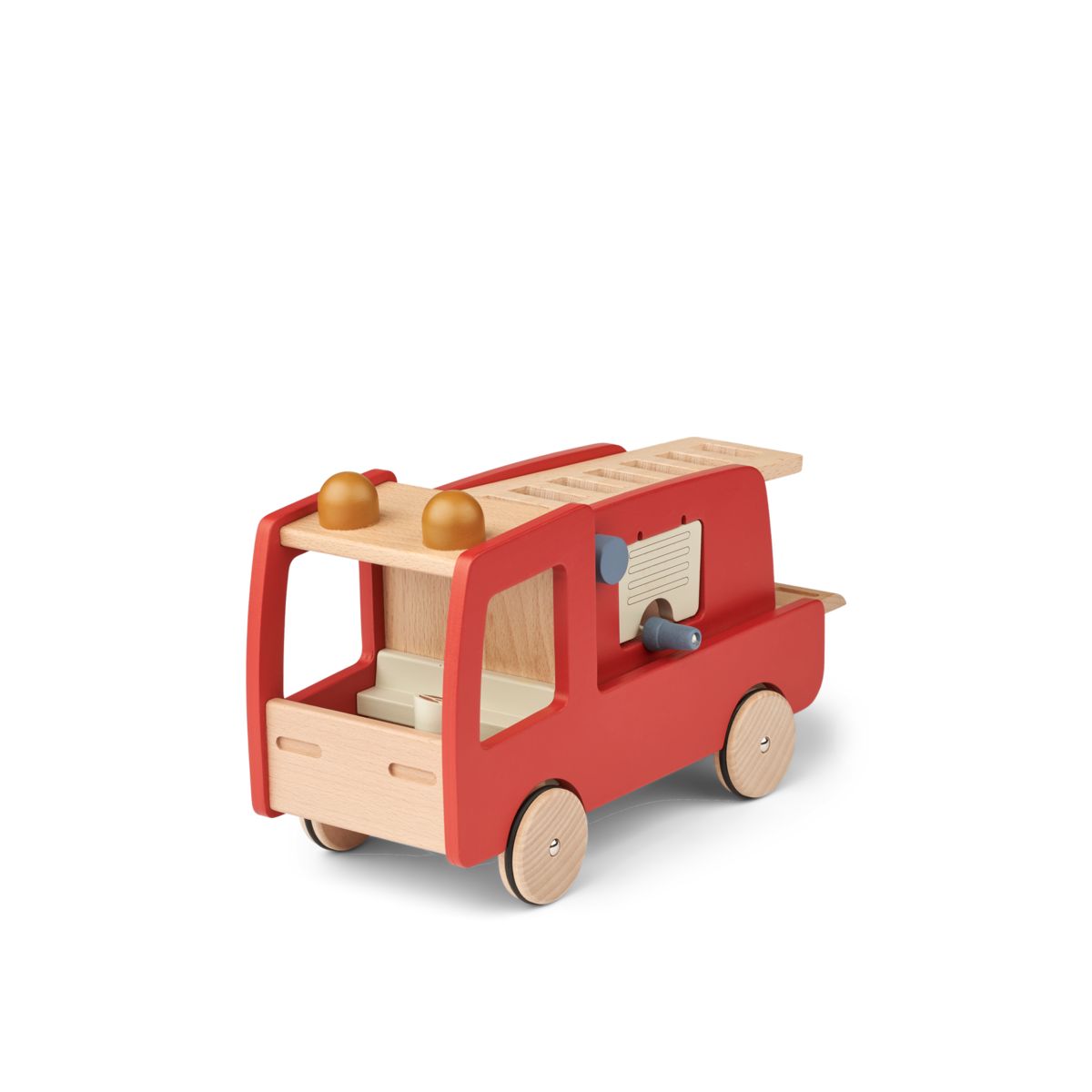 Liewood Camion de pompiers Eigil - Classic navy multi mix - Jouet à tirer