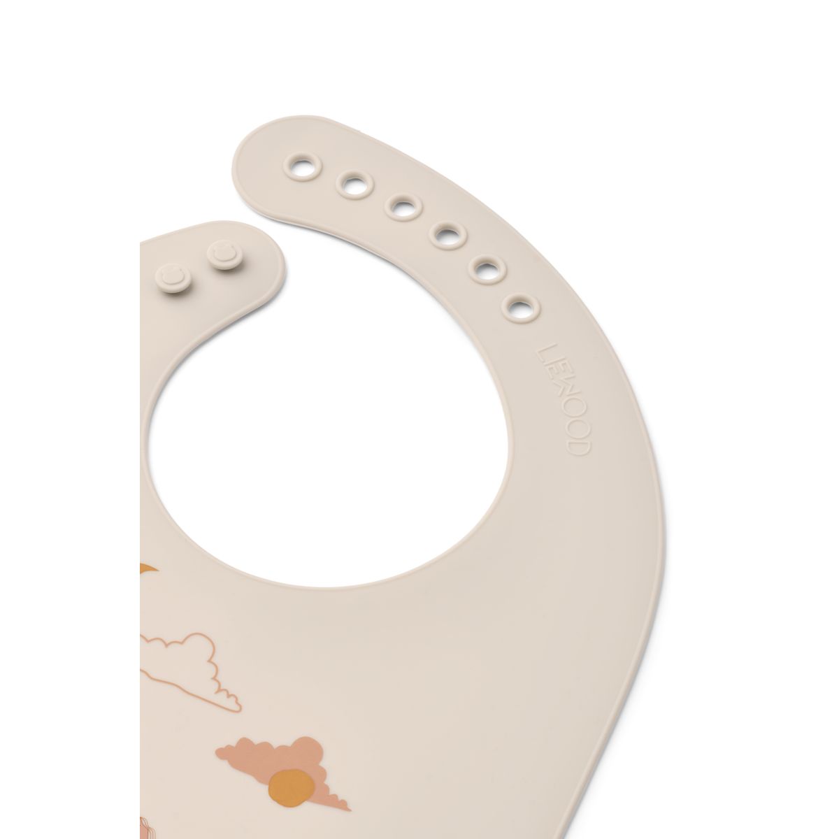 Liewood Lot de 2 bavoirs en silicone Tilda - Dream / Ecru - Bavoir