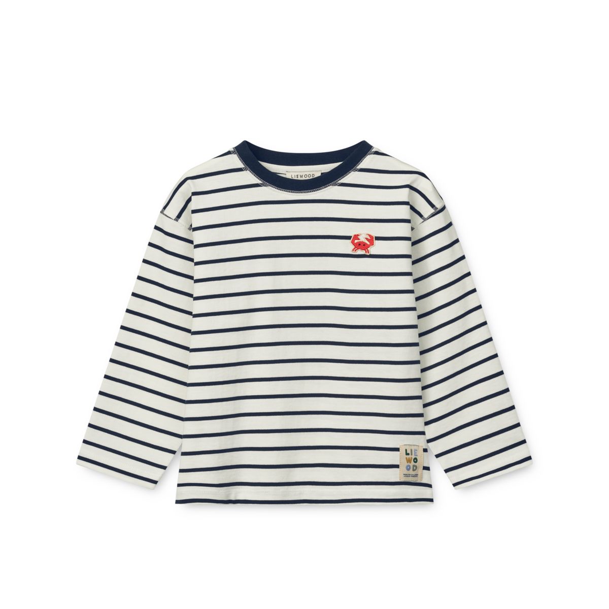 Liewood T-shirt à Manches Longues à Rayures TYLER - Stripe Classic navy / Creme de la creme - T-shirt