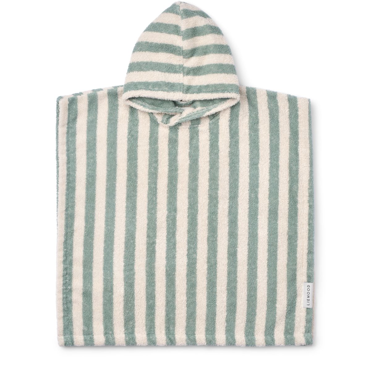 Poncho en Tissu Éponge KOI - Peppermint / creme de la creme
