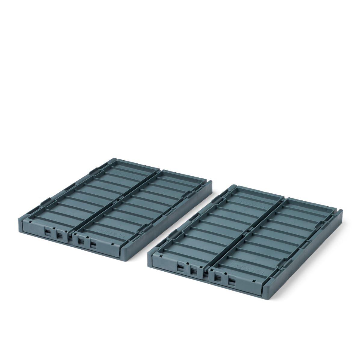 Liewood WESTON Medium Storage Box 2-Pack - Whale blue - STORAGE BOX