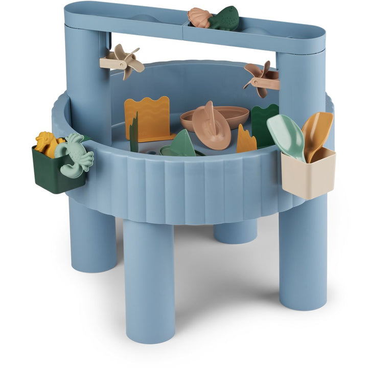 Liewood Table d'activités Sepp - Beach blue multi mix - Jouet d'extérieur