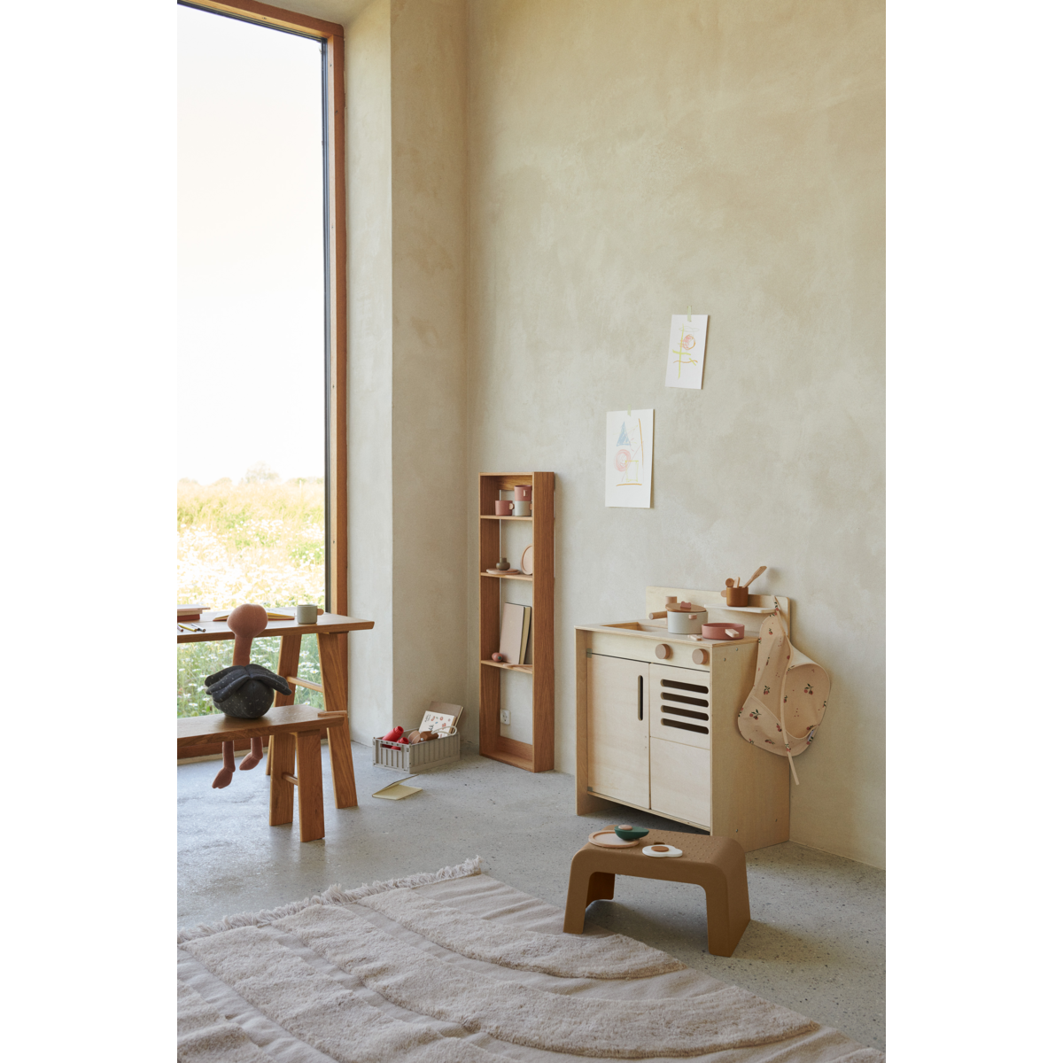 Liewood Bavoir Lai - Peach / Sea shell mix - Bavoir