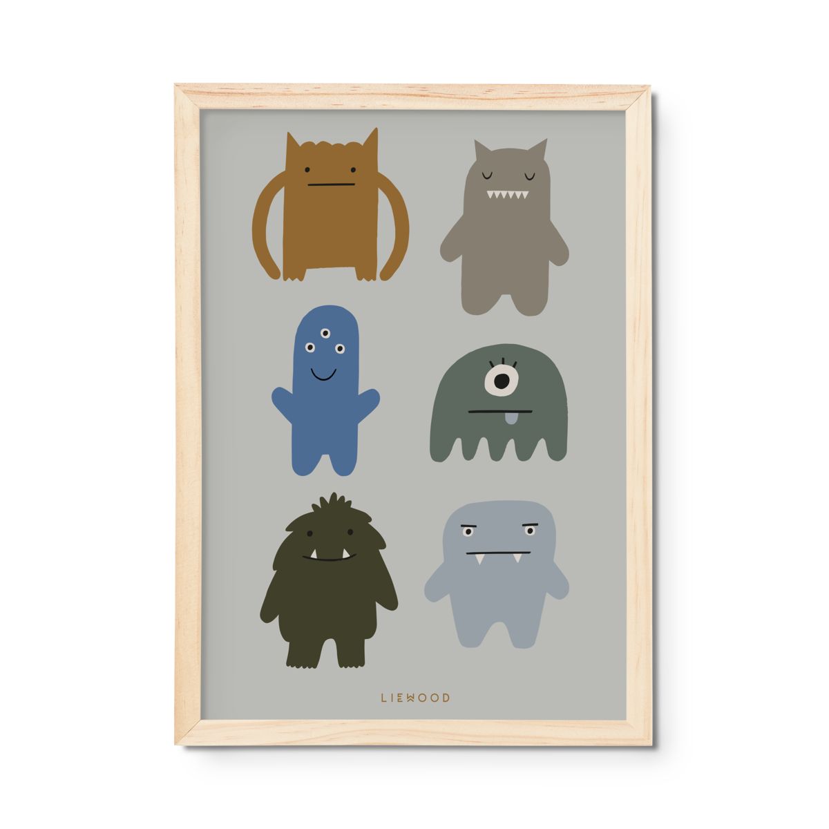 Liewood Affiche Beverly - Monster / Mist - Affiche