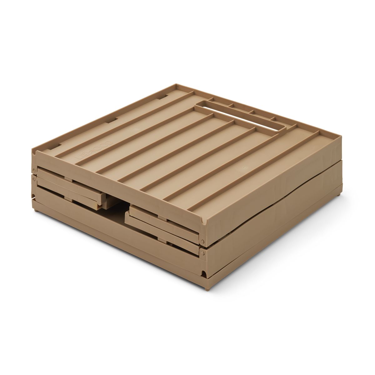 Liewood Boîte de Rangement avec Couvercle ELIJAH - Oat - Boîtes de rangement